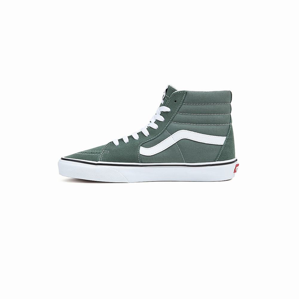 Tenis Botas Vans Sk8-Hi Hombre Verde | PJH238491