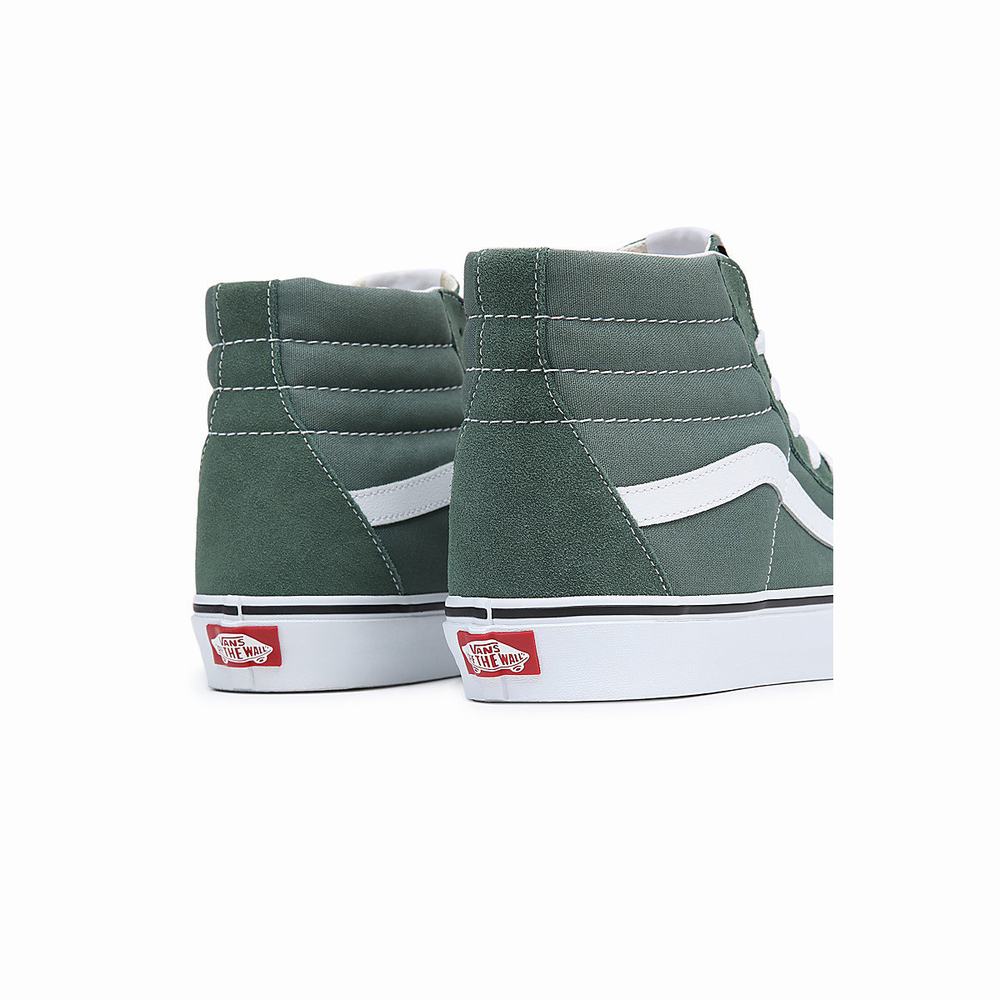 Tenis Botas Vans Sk8-Hi Hombre Verde | PJH238491