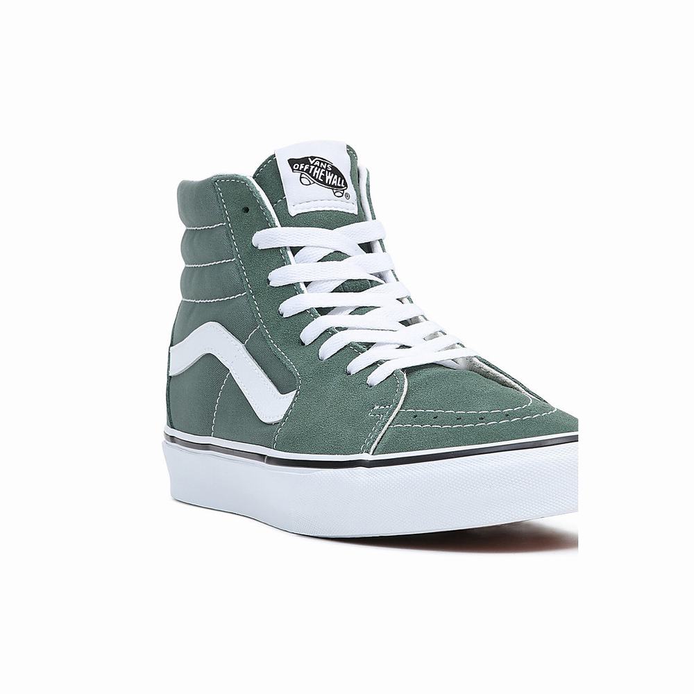 Tenis Botas Vans Sk8-Hi Hombre Verde | PJH238491