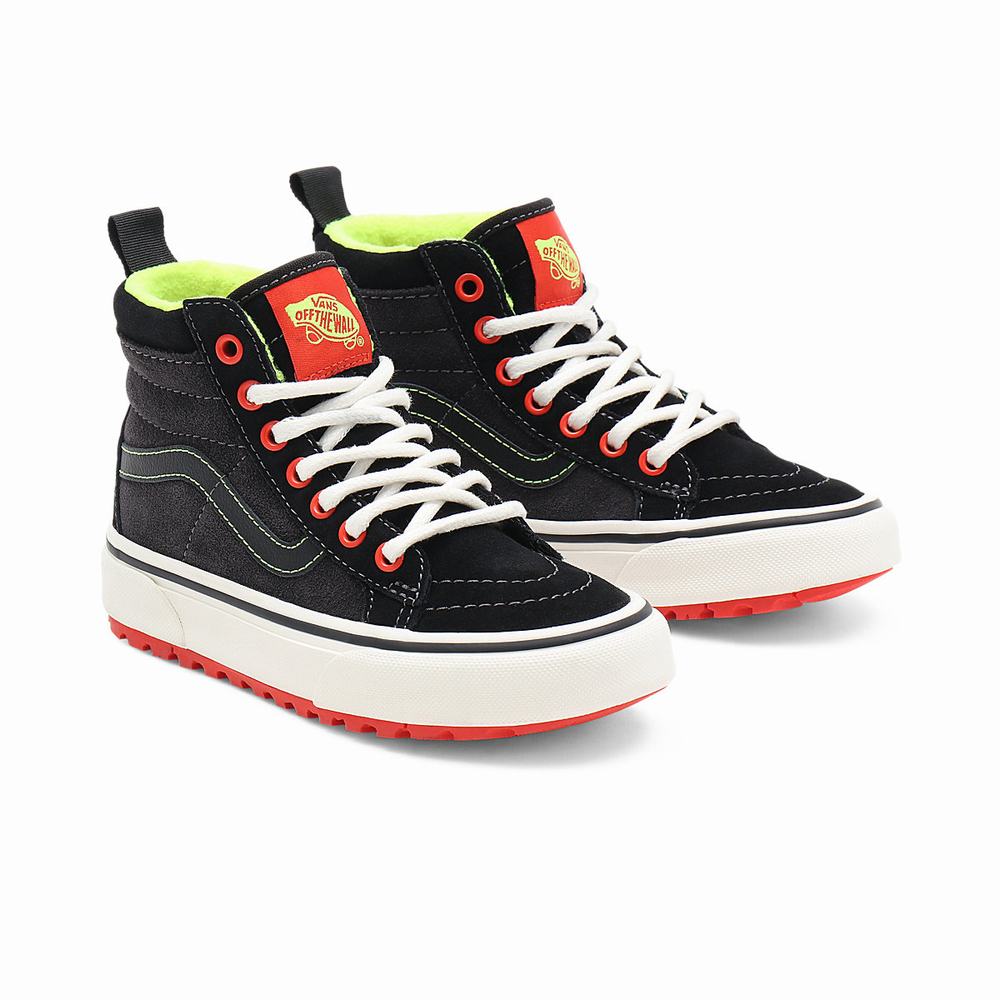 Tenis Botas Vans Sk8-Hi MTE-1 (4-8 years) Niños Negras/Gris | WUP958307