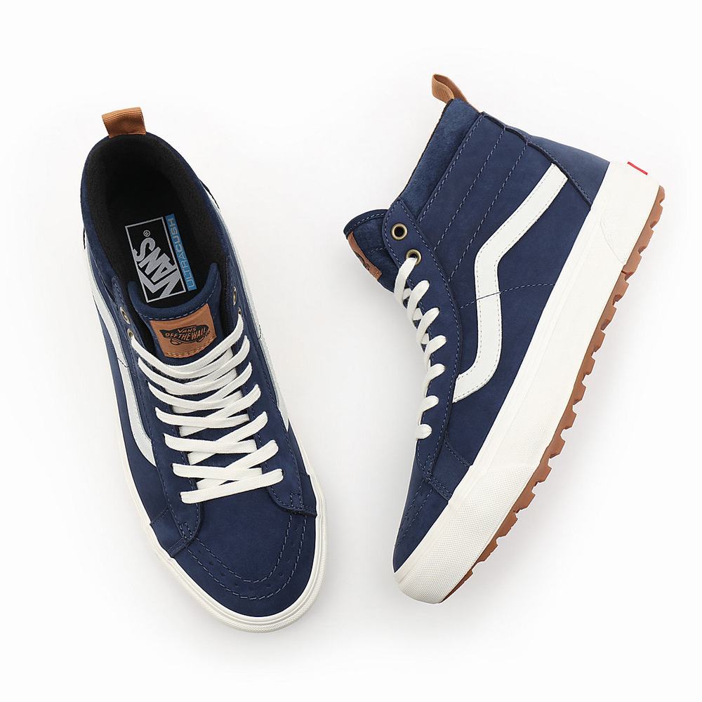 Tenis Botas Vans Sk8-Hi MTE-1 Hombre Azules | OSA138427