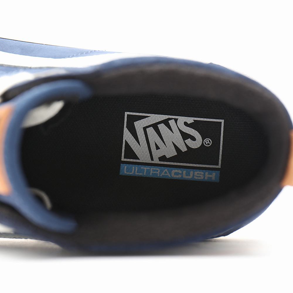 Tenis Botas Vans Sk8-Hi MTE-1 Hombre Azules | OSA138427