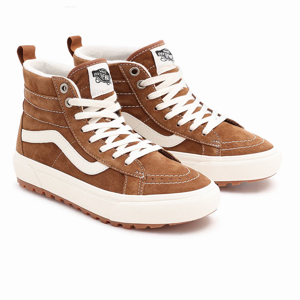 Tenis Botas Vans Sk8-Hi MTE-1 Hombre Marrones | ITV972640