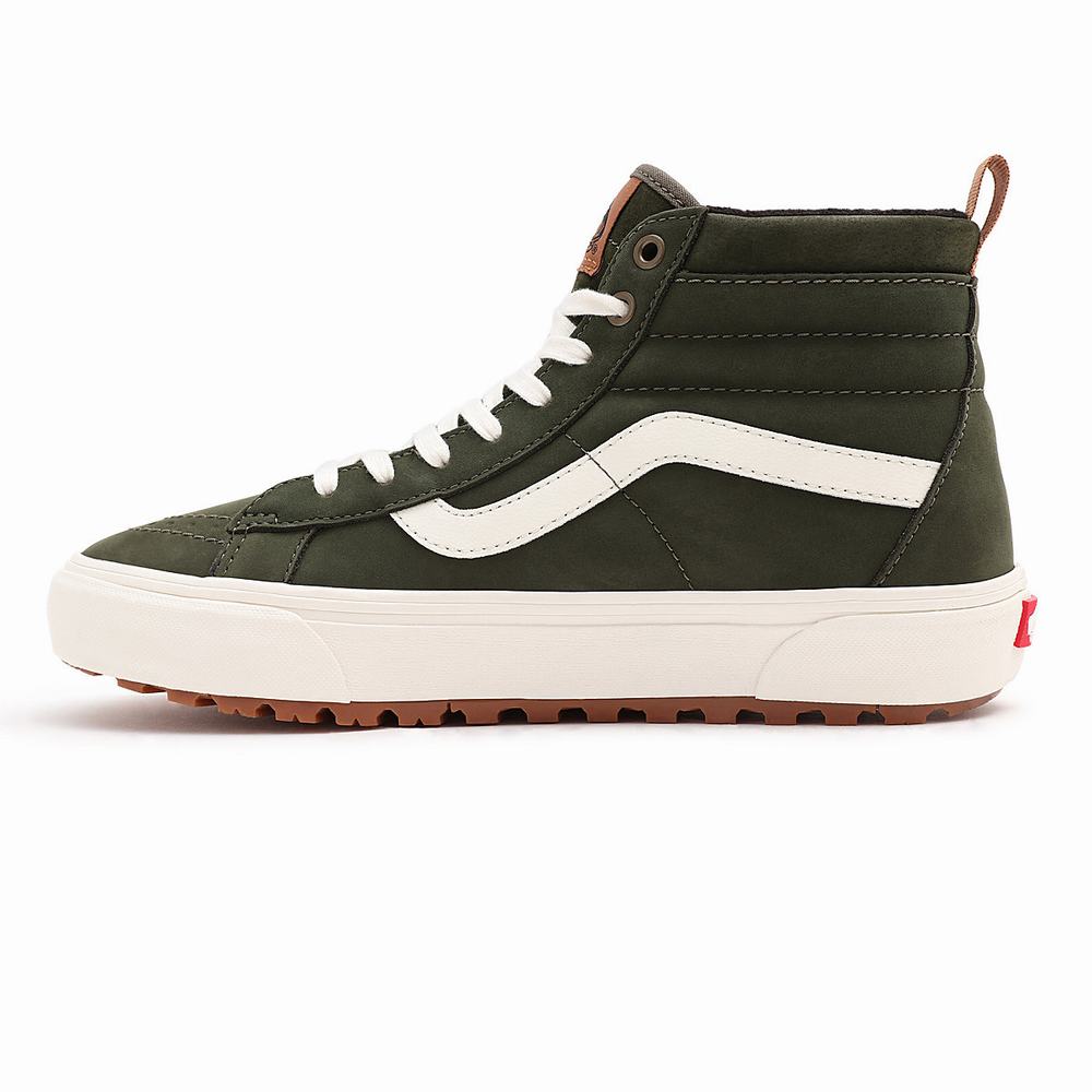 Tenis Botas Vans Sk8-Hi MTE-1 Hombre Verde | ZFO596214