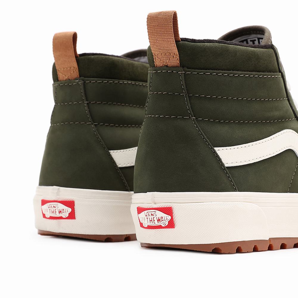 Tenis Botas Vans Sk8-Hi MTE-1 Hombre Verde | ZFO596214