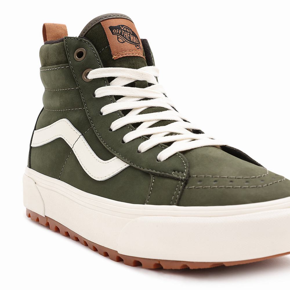 Tenis Botas Vans Sk8-Hi MTE-1 Hombre Verde | ZFO596214