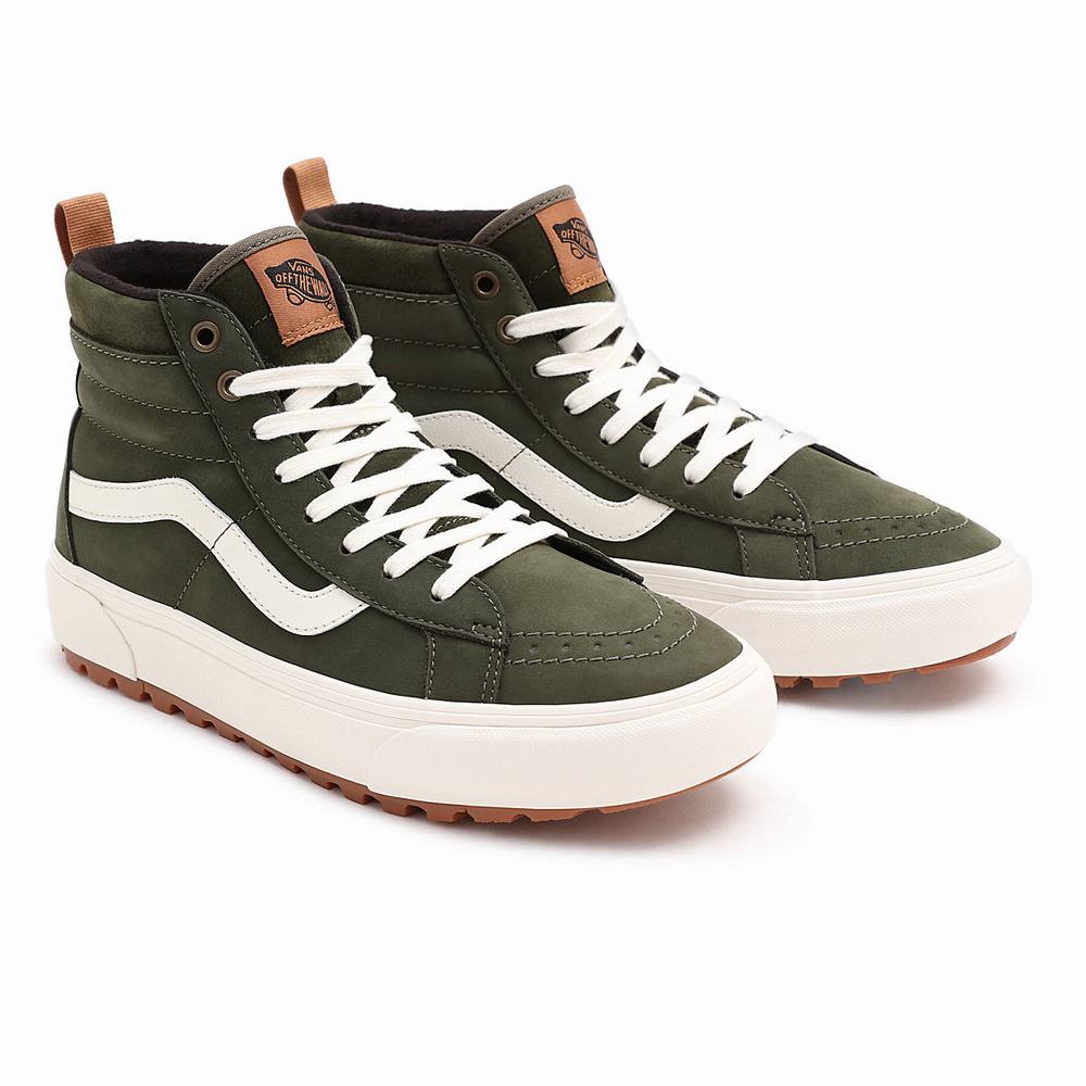 Tenis Botas Vans Sk8-Hi MTE-1 Hombre Verde | ZFO596214