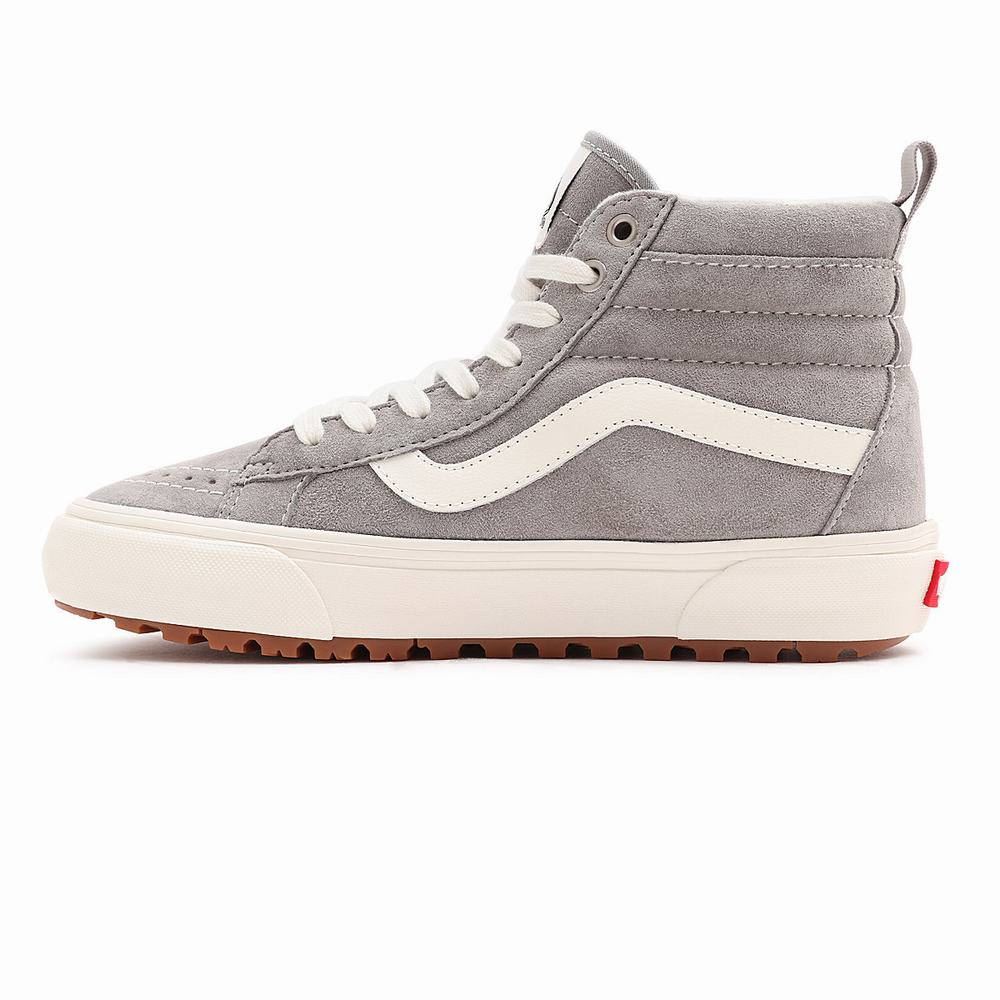 Tenis Botas Vans Sk8-Hi MTE-1 Mujer Gris | DIC960534