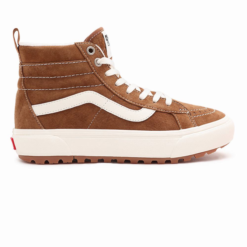 Tenis Botas Vans Sk8-Hi MTE-1 Mujer Marrones | IXU127095