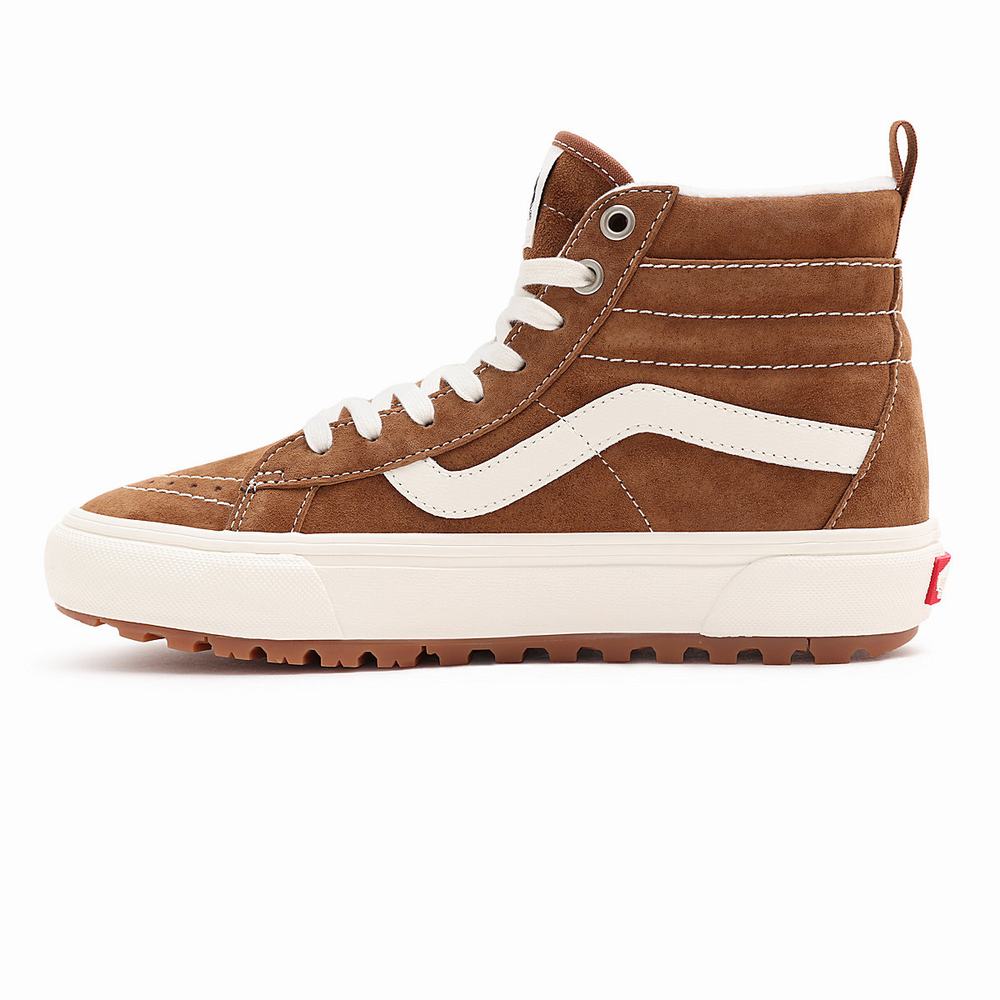 Tenis Botas Vans Sk8-Hi MTE-1 Mujer Marrones | IXU127095