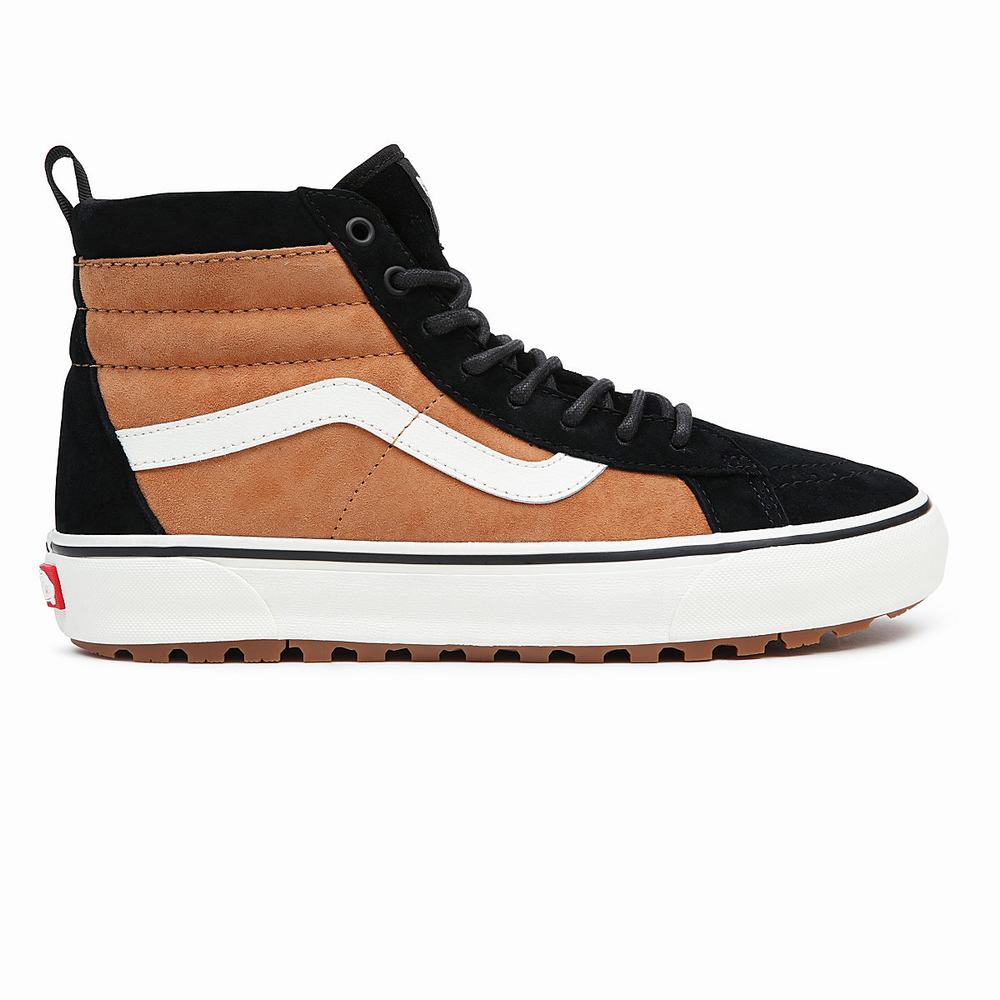 Tenis Botas Vans Sk8-Hi MTE-1 Mujer Negras/Marrones | ORG954867