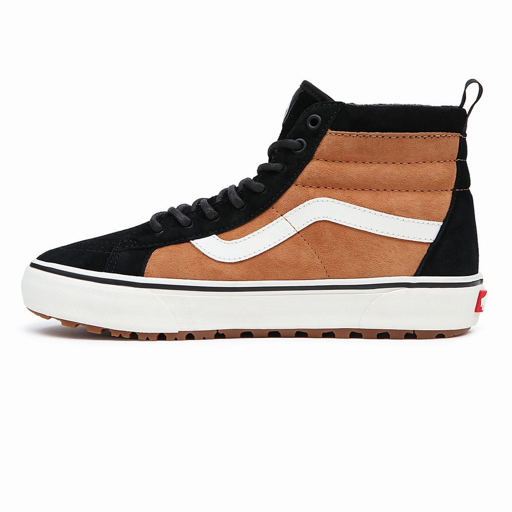 Tenis Botas Vans Sk8-Hi MTE-1 Mujer Negras/Marrones | ORG954867