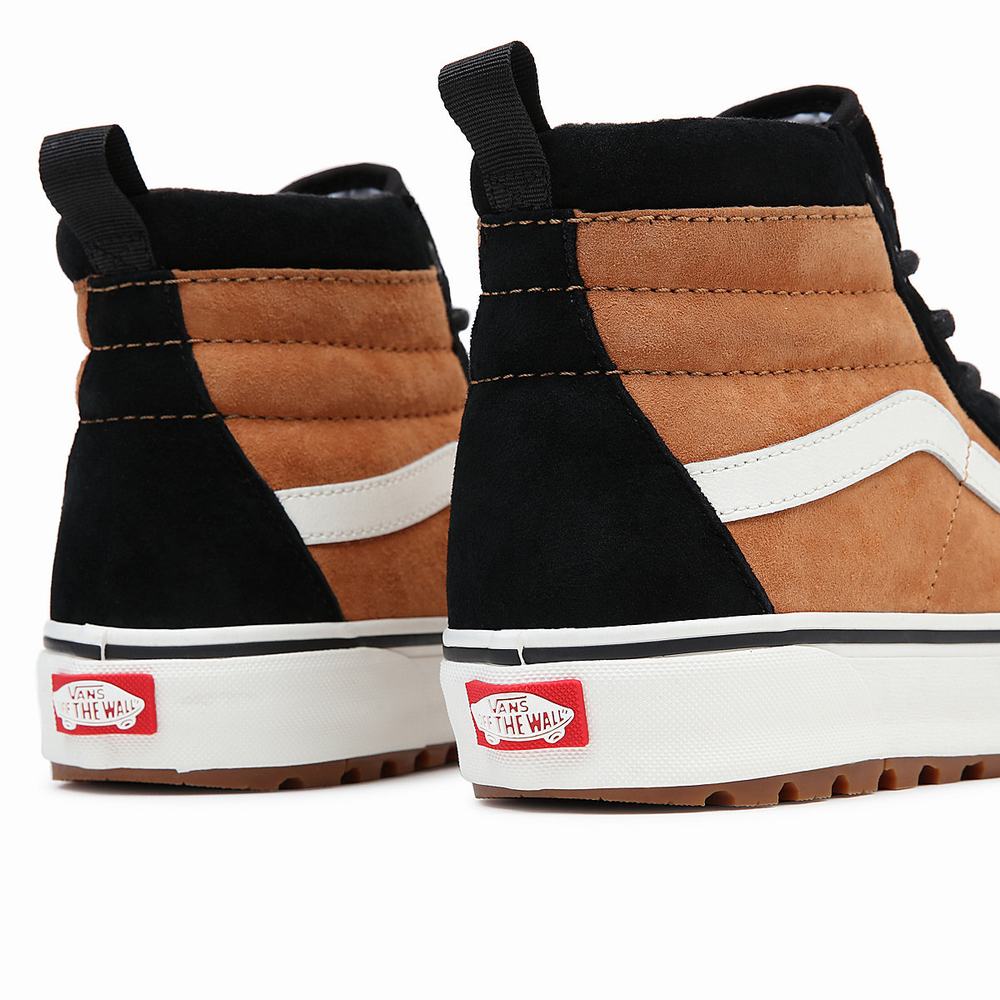 Tenis Botas Vans Sk8-Hi MTE-1 Mujer Negras/Marrones | ORG954867