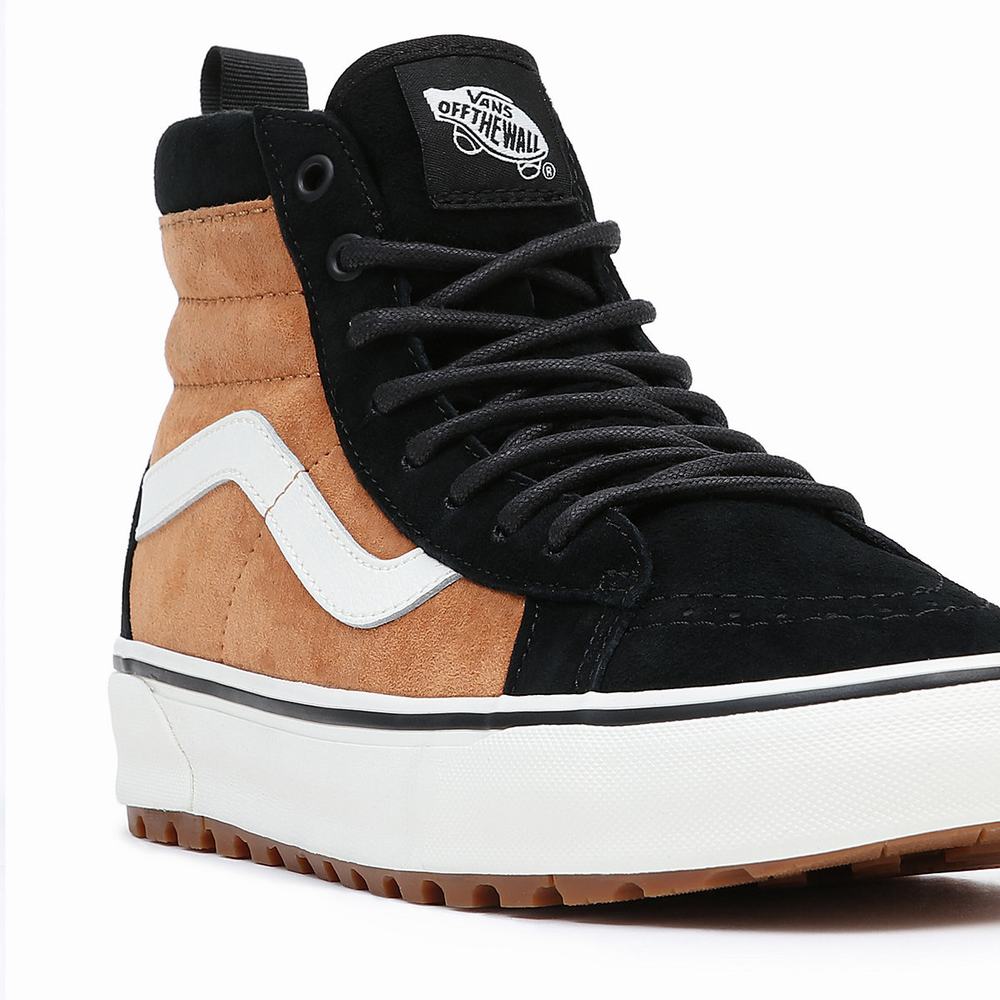 Tenis Botas Vans Sk8-Hi MTE-1 Mujer Negras/Marrones | ORG954867