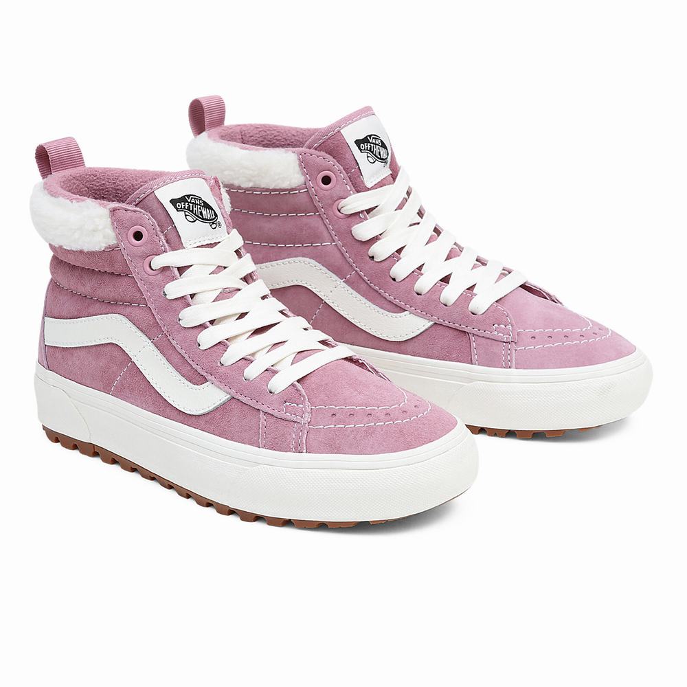 Tenis Botas Vans Sk8-Hi MTE-1 Mujer Rosas | SKT017258