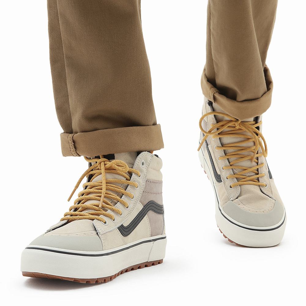 Tenis Botas Vans Sk8-Hi MTE-2 Mujer Beige | FNP708234