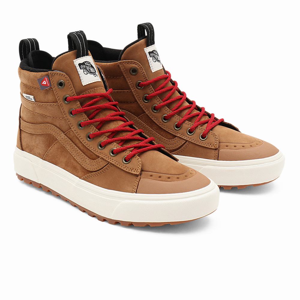 Tenis Botas Vans Sk8-Hi MTE-2 Mujer Marrones | JEL628014