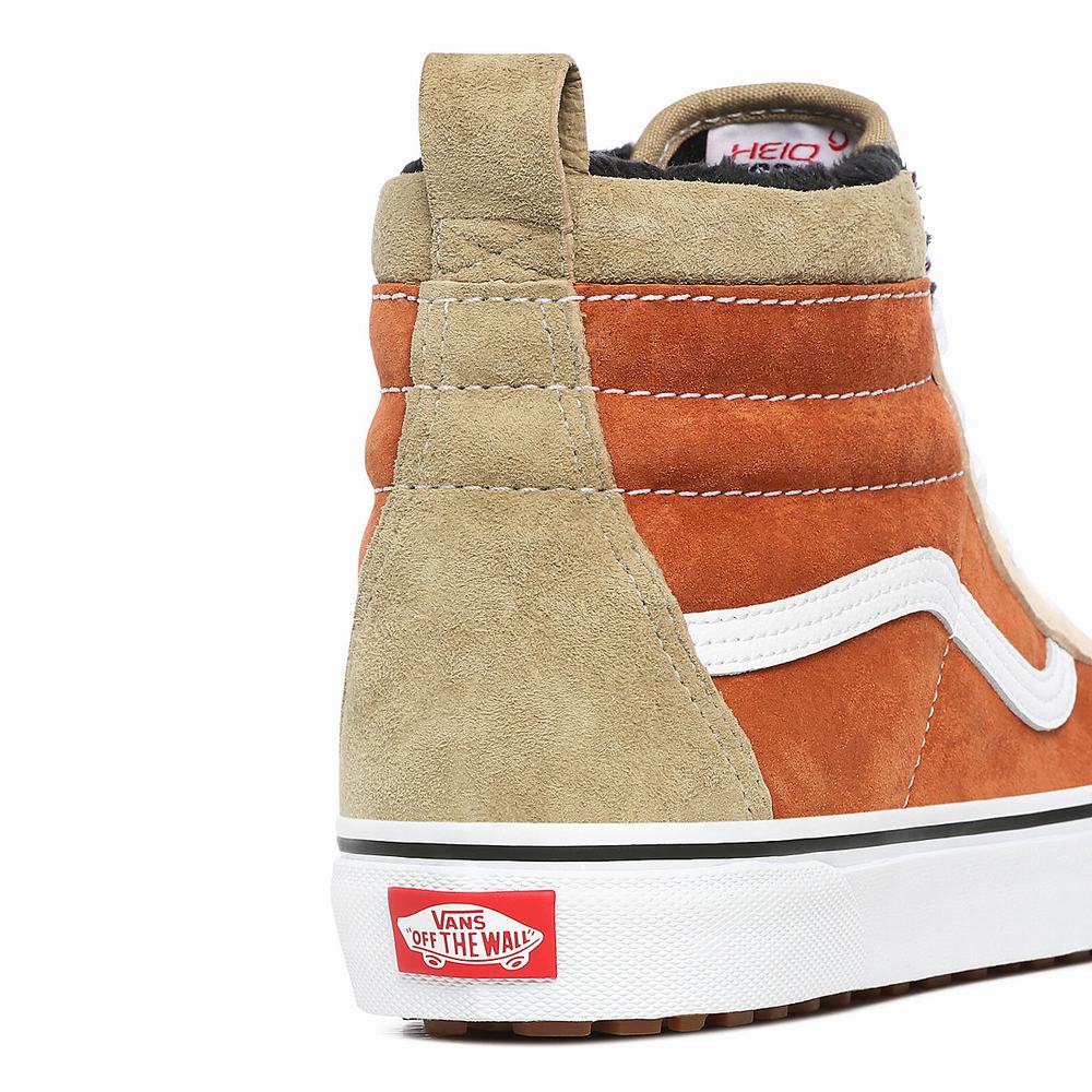 Tenis Botas Vans Sk8-Hi MTE Hombre Beige/Naranjas | EXL158239