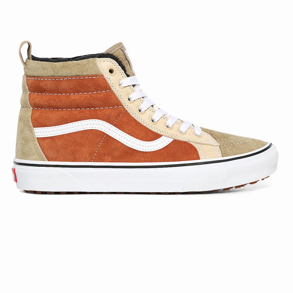 Tenis Botas Vans Sk8-Hi MTE Hombre Beige/Naranjas | EXL158239