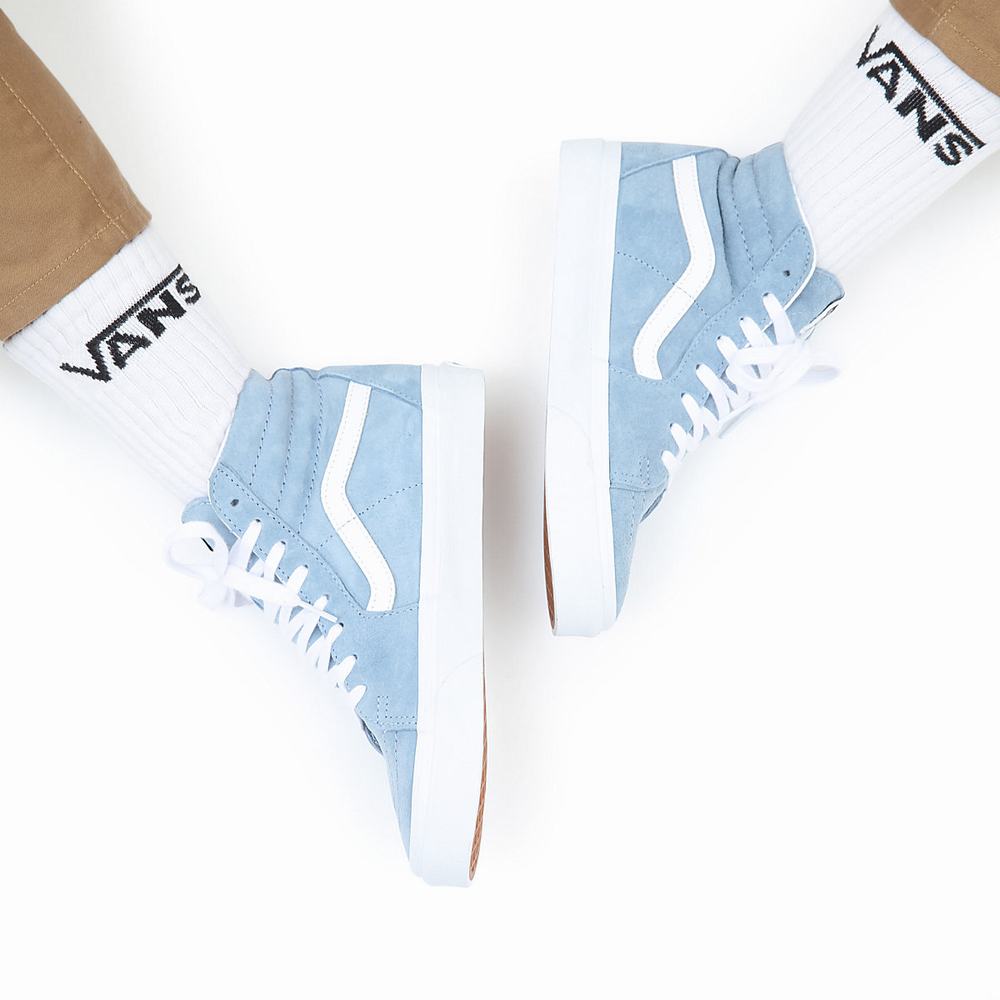 Tenis Botas Vans Sk8-Hi Mujer Azules | AZU603572