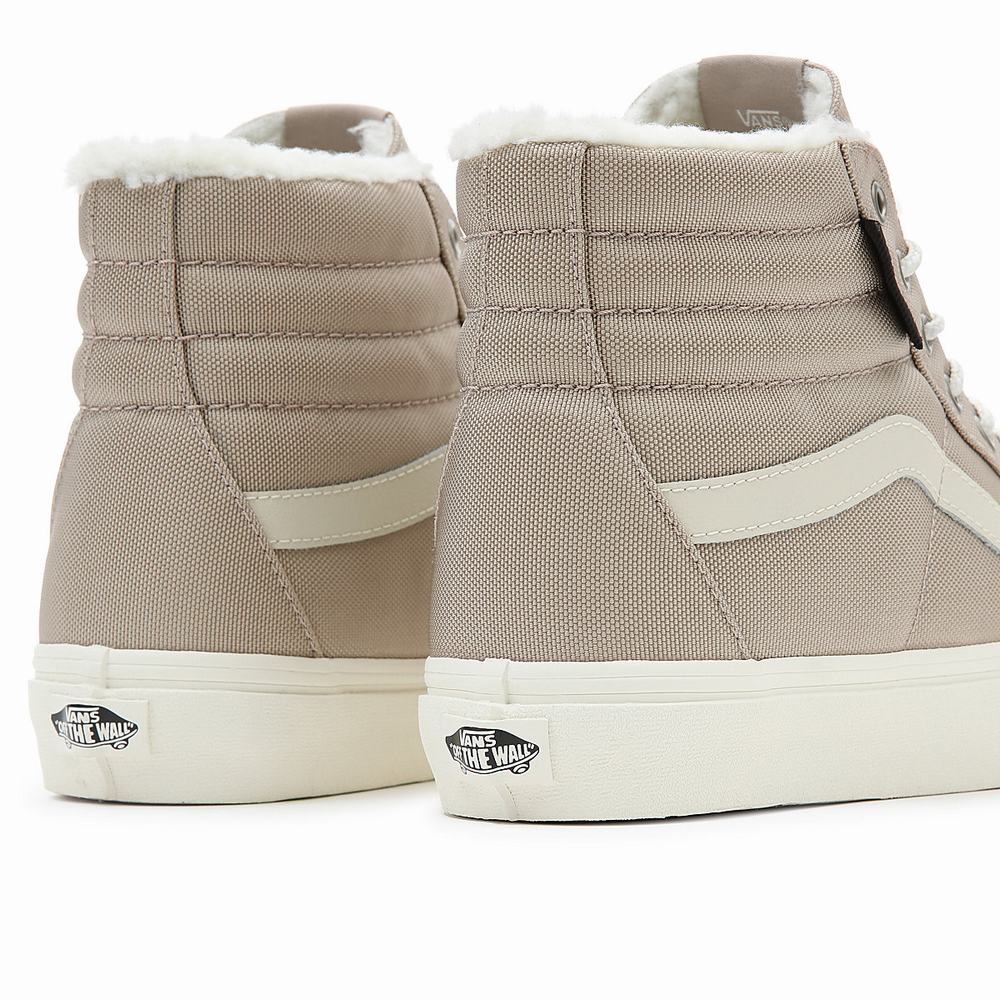 Tenis Botas Vans Sk8-Hi Mujer Beige | CAZ091264