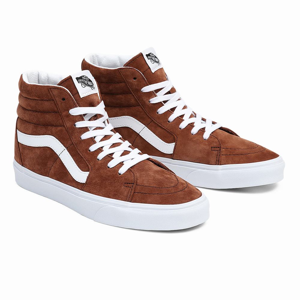 Tenis Botas Vans Sk8-Hi Mujer Marrones | FZT510374