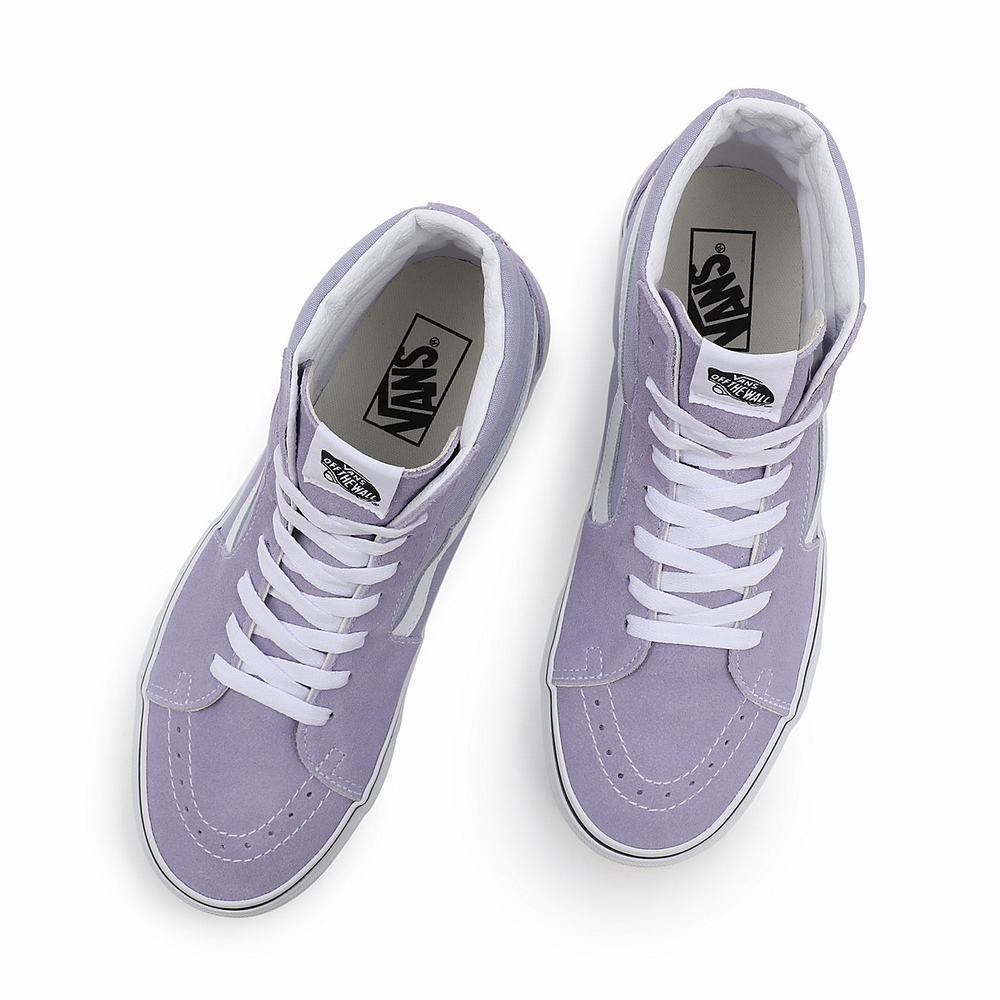 Tenis Botas Vans Sk8-Hi Mujer Moradas | BCE859217