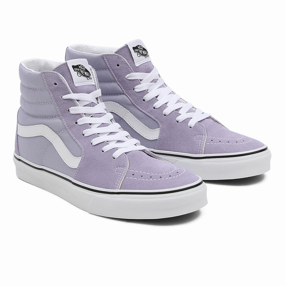 Tenis Botas Vans Sk8-Hi Mujer Moradas | BCE859217