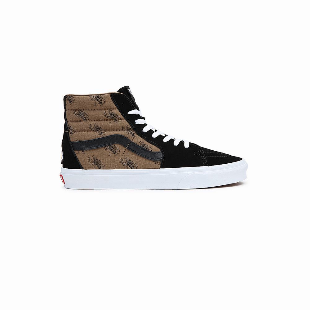 Tenis Botas Vans Sk8-Hi Mujer Negras/Marrones | SAC941367