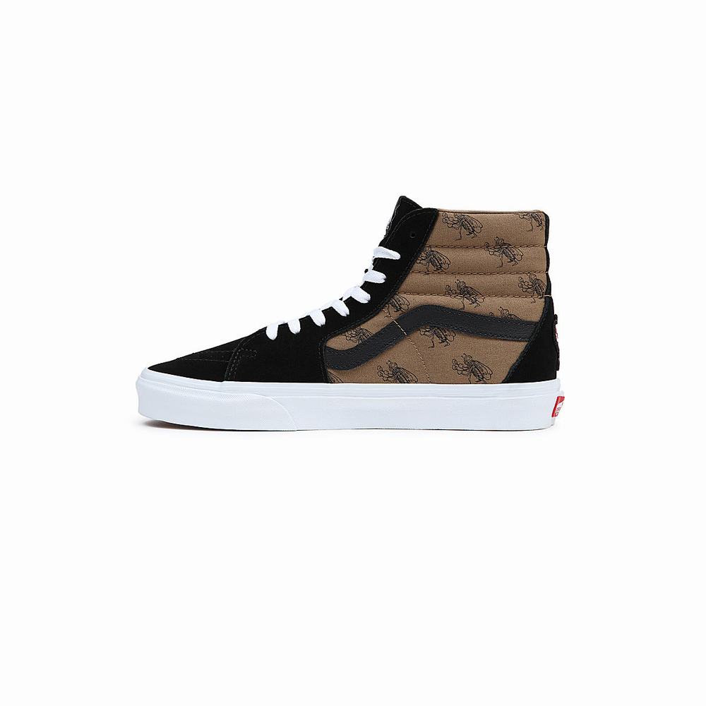 Tenis Botas Vans Sk8-Hi Mujer Negras/Marrones | SAC941367