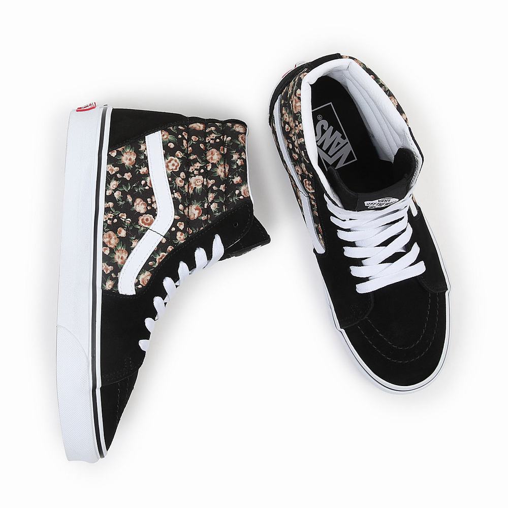 Tenis Botas Vans Sk8-Hi Mujer Negras | RNB807235