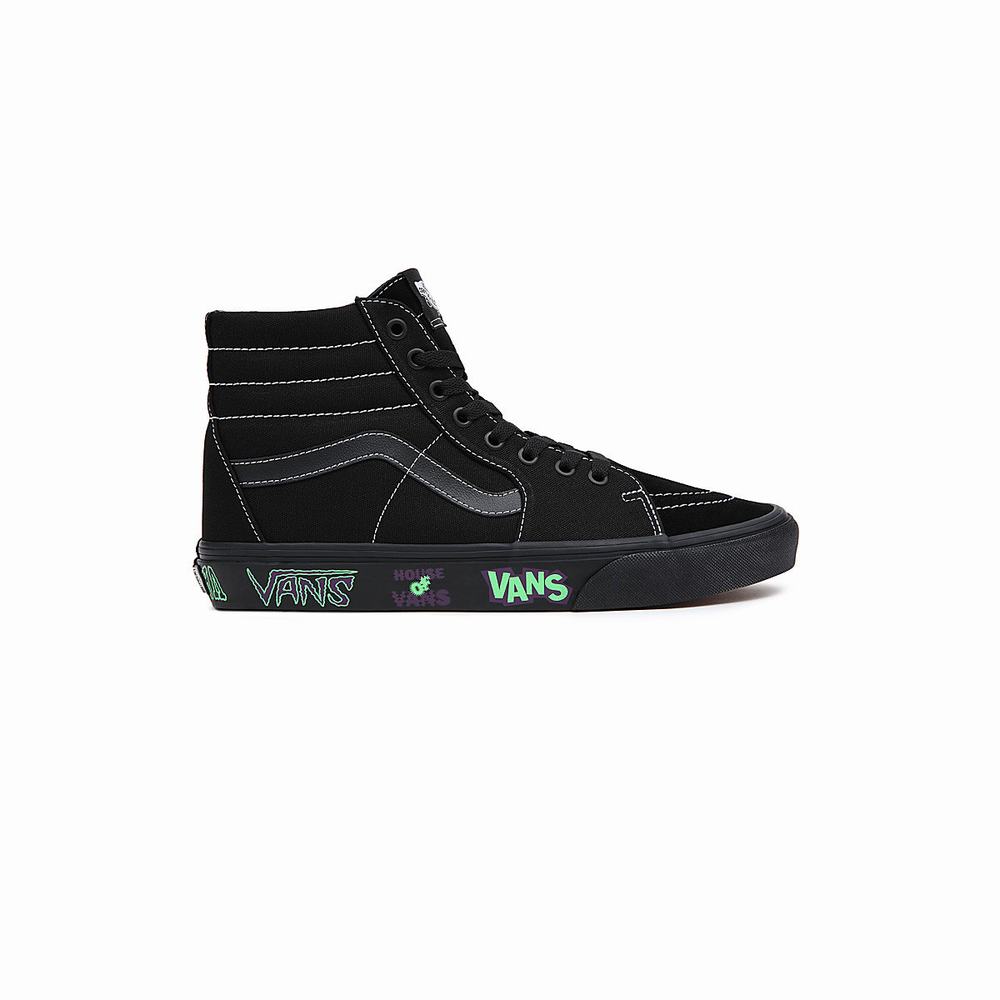 Tenis Botas Vans Sk8-Hi Mujer Negras | UQJ396512