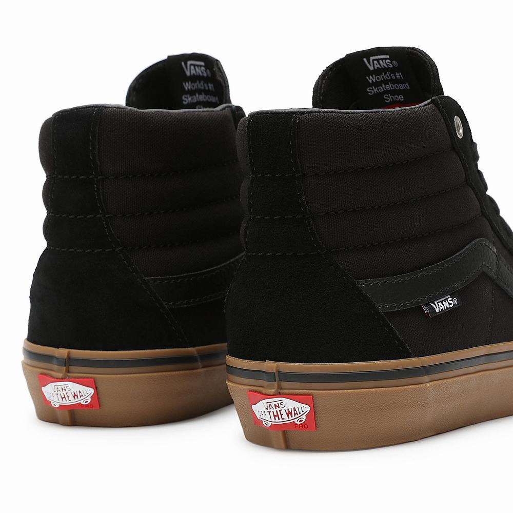 Tenis Botas Vans Sk8-Hi Pro Hombre Negras | MKV932764