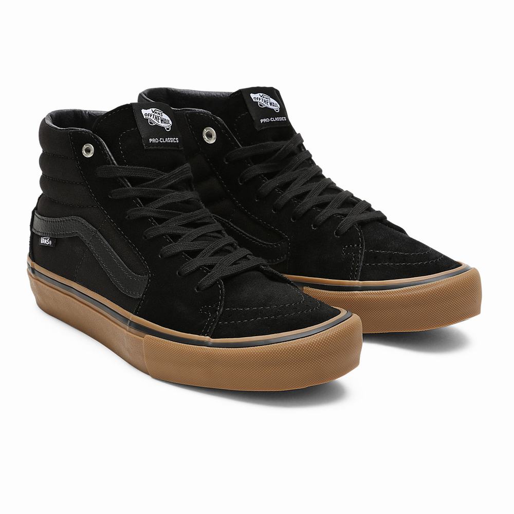 Tenis Botas Vans Sk8-Hi Pro Mujer Negras | IMQ846902