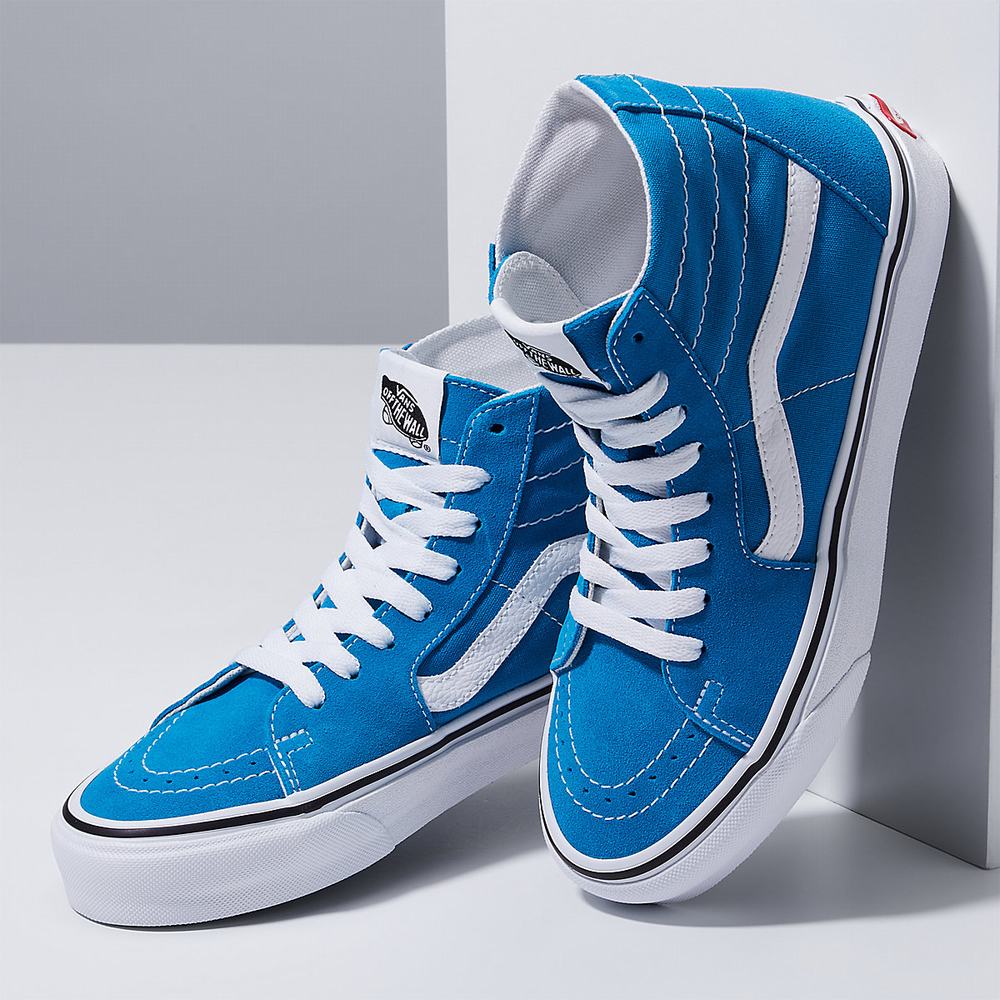 Tenis Botas Vans Sk8-Hi Tapered Hombre Azules | XNO623984