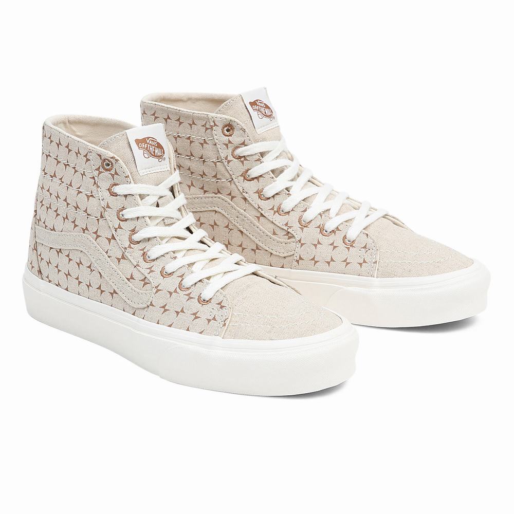 Tenis Botas Vans Sk8-Hi Tapered Hombre Beige | QIL587024