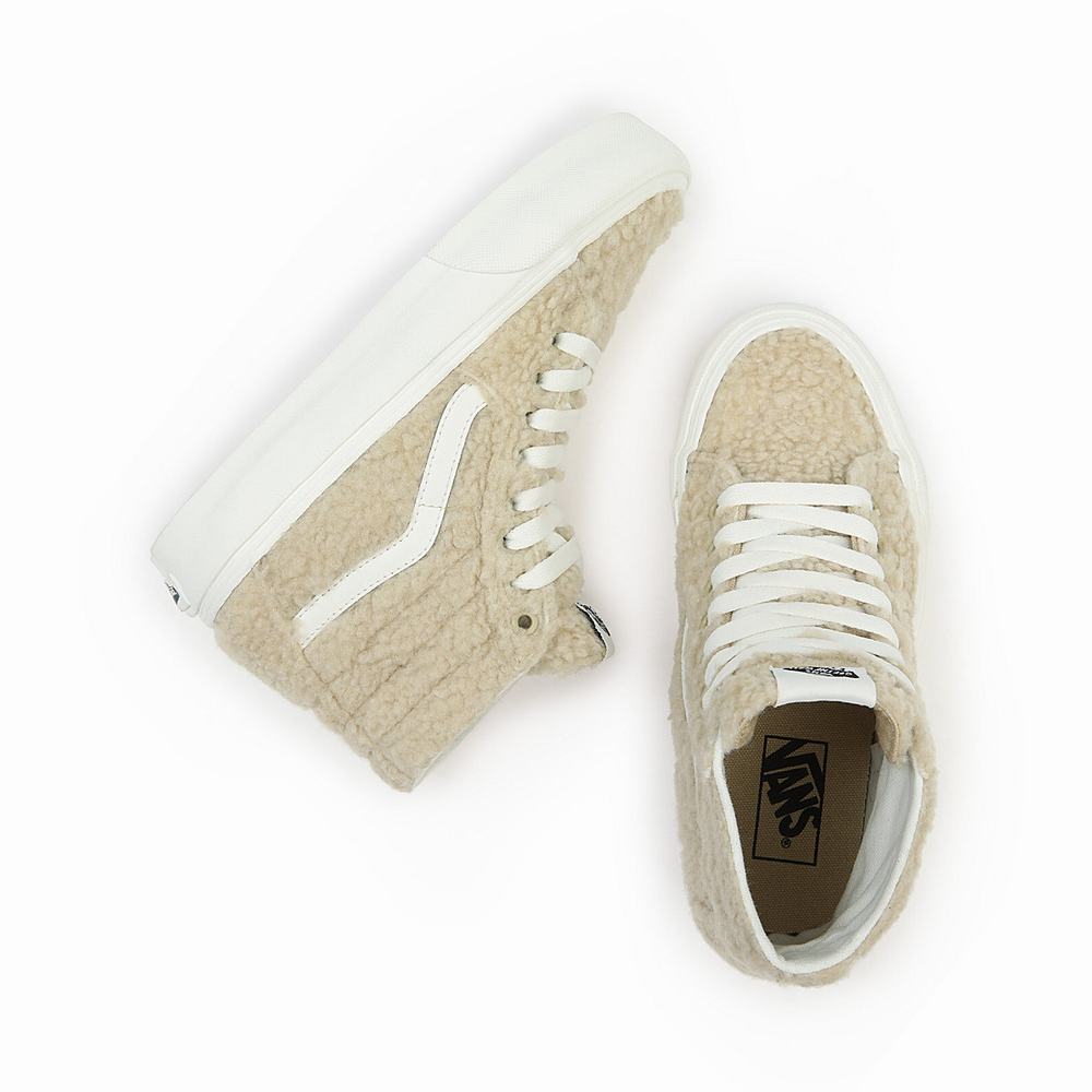 Tenis Botas Vans Sk8-Hi Tapered Hombre Beige | WBQ673184