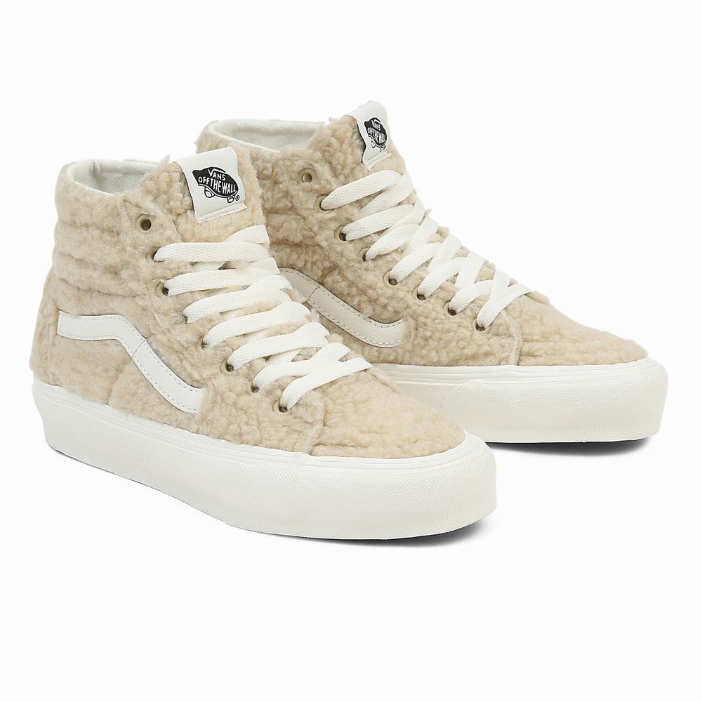 Tenis Botas Vans Sk8-Hi Tapered Hombre Beige | WBQ673184