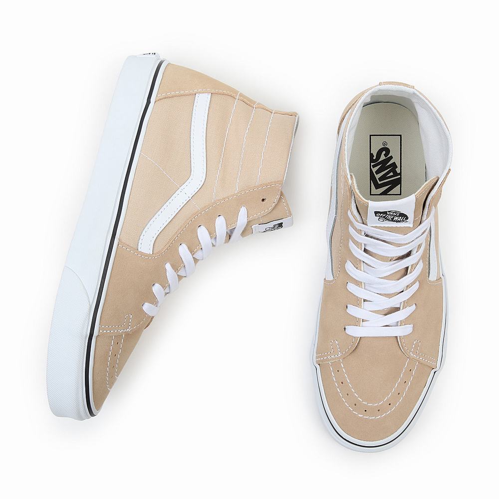 Tenis Botas Vans Sk8-Hi Tapered Hombre Blancas/Beige | ZQV471928