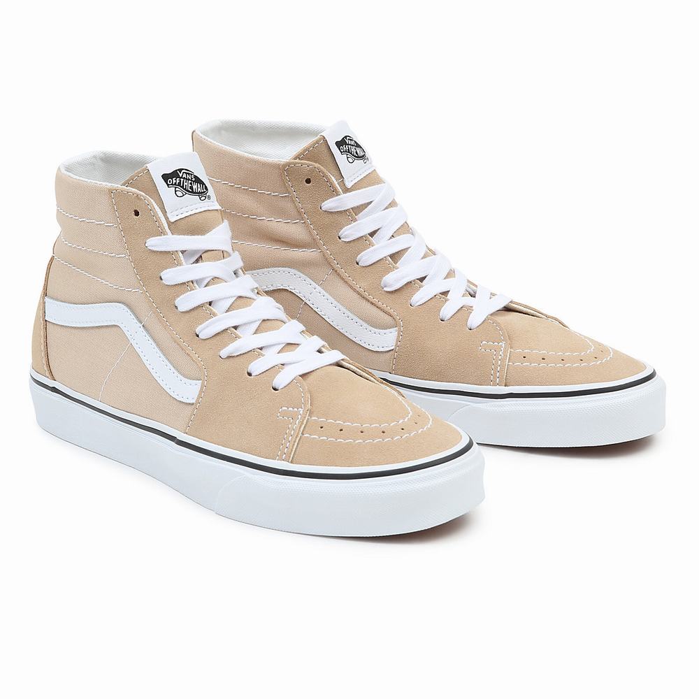 Tenis Botas Vans Sk8-Hi Tapered Hombre Blancas/Beige | ZQV471928