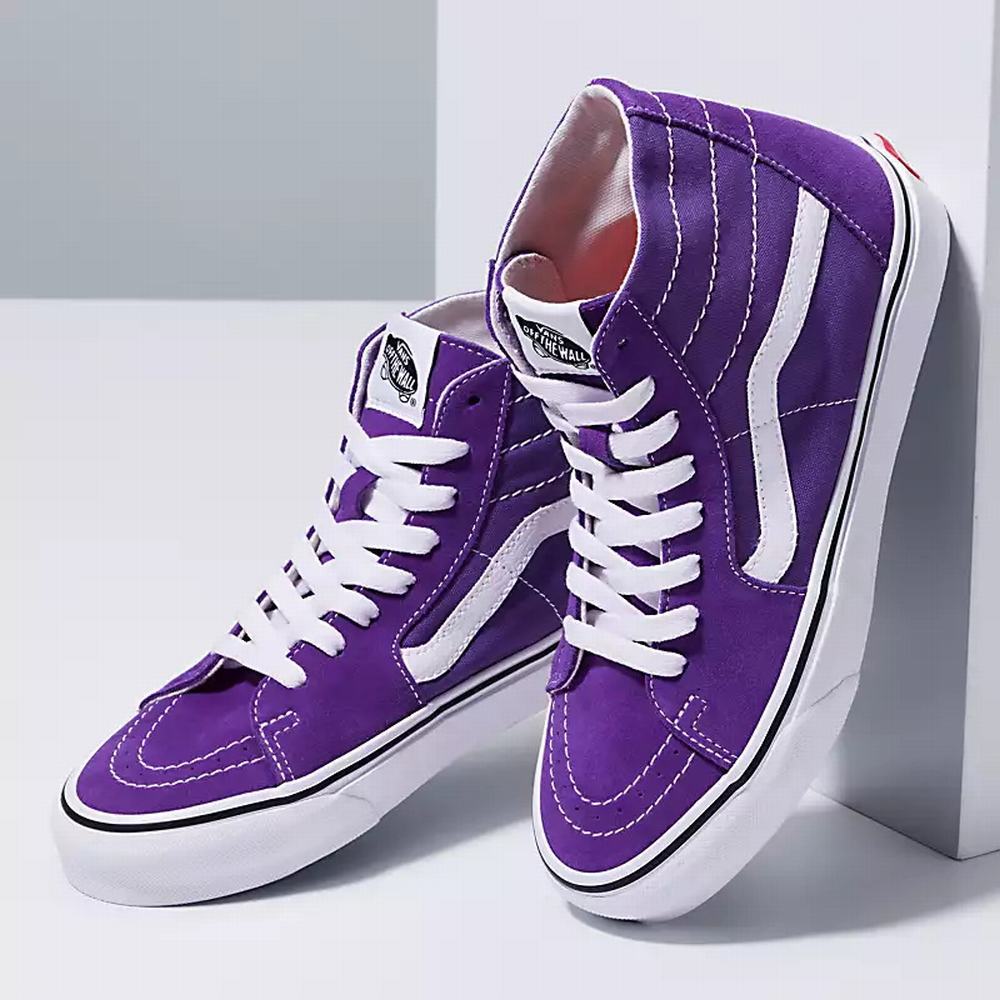 Tenis Botas Vans Sk8-Hi Tapered Hombre Moradas | ESZ957268