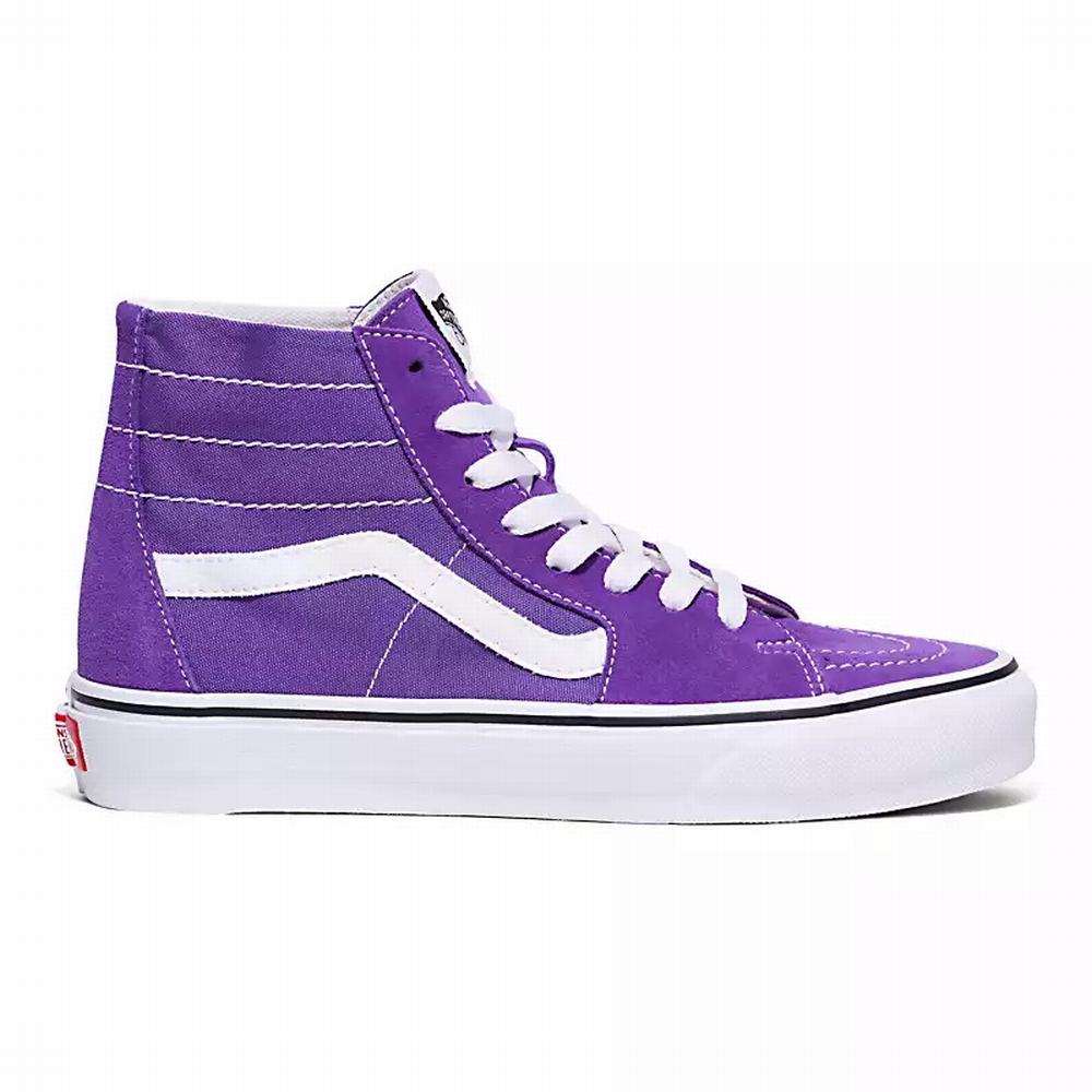 Tenis Botas Vans Sk8-Hi Tapered Hombre Moradas | ESZ957268