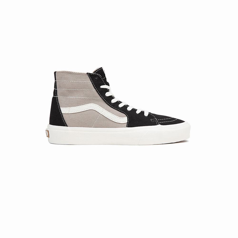 Tenis Botas Vans Sk8-Hi Tapered Hombre Negras/Gris | QET618370