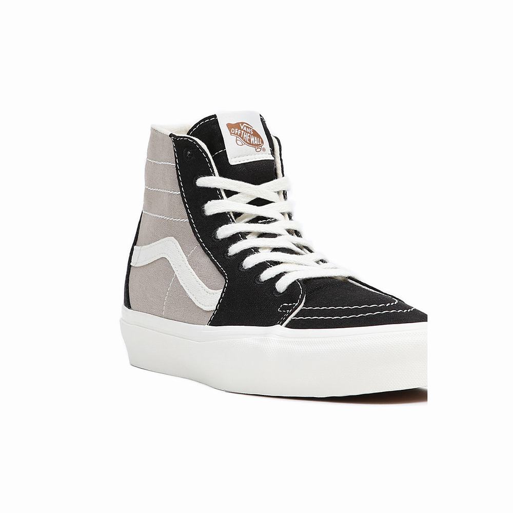 Tenis Botas Vans Sk8-Hi Tapered Hombre Negras/Gris | QET618370