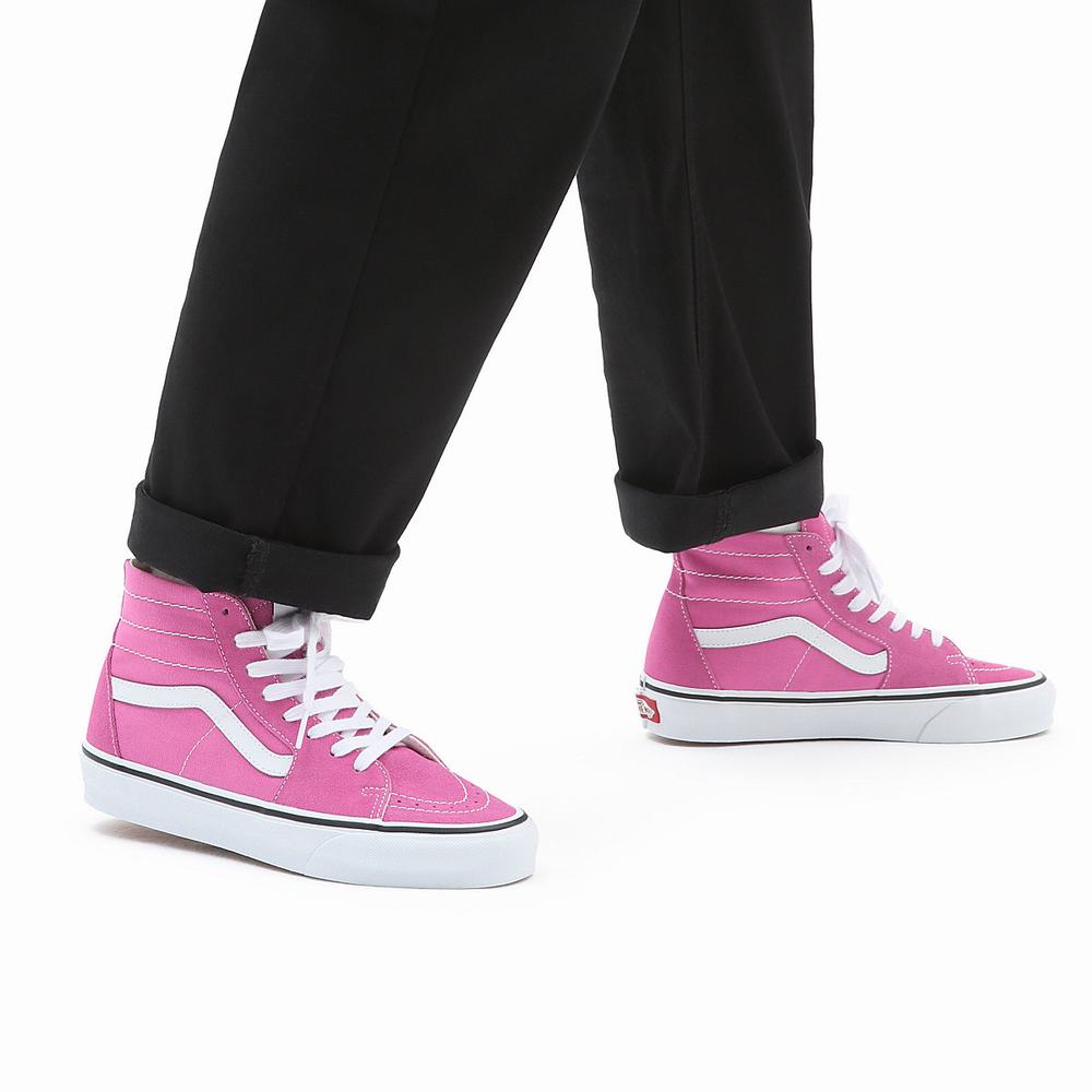 Tenis Botas Vans Sk8-Hi Tapered Hombre Rosas | DZO613590