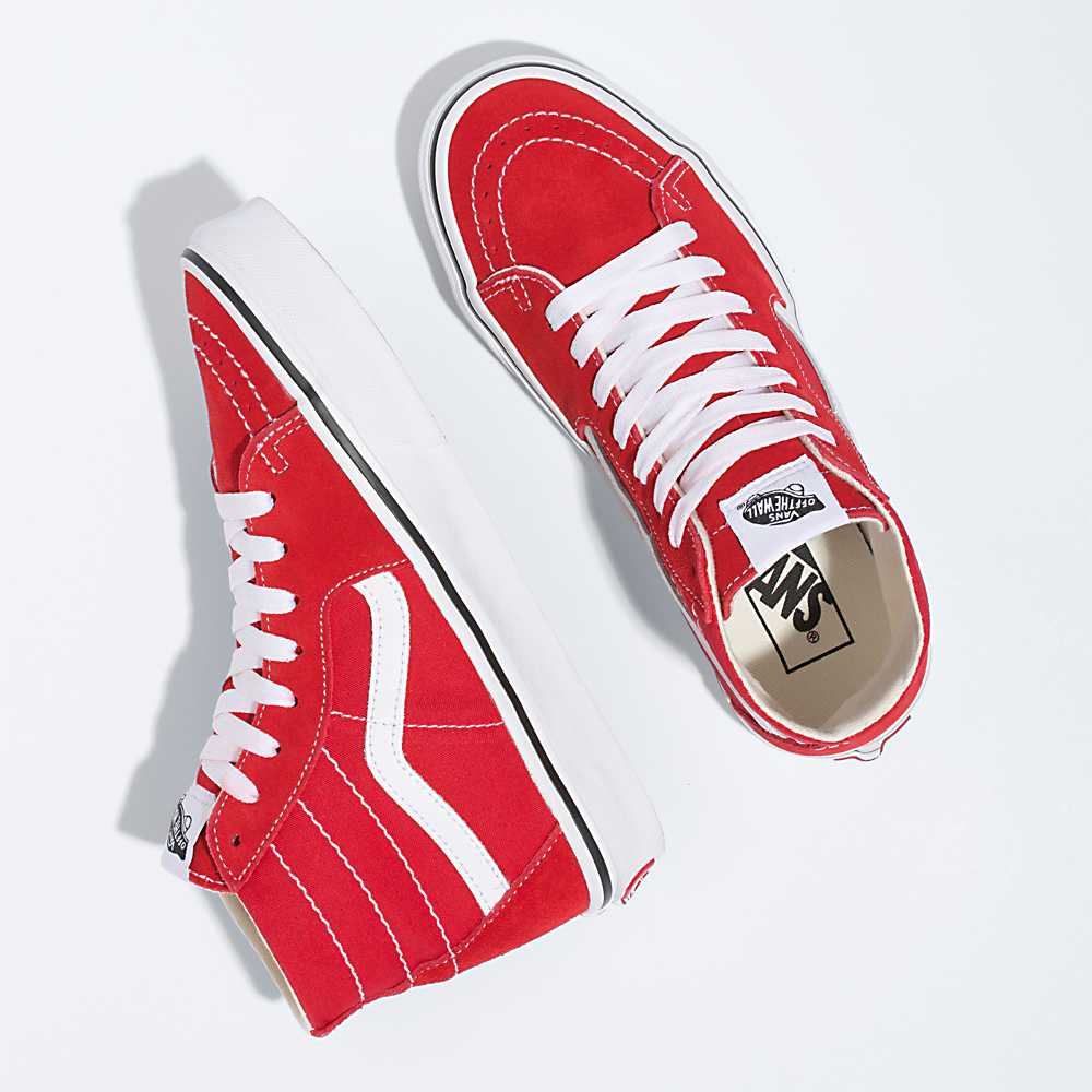 Tenis Botas Vans Sk8-Hi Tapered Hombre Rojas/Blancas | TXY143067