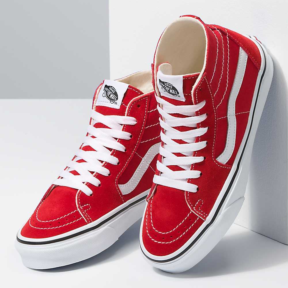 Tenis Botas Vans Sk8-Hi Tapered Hombre Rojas/Blancas | TXY143067