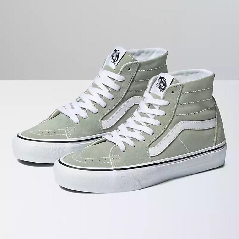 Tenis Botas Vans Sk8-Hi Tapered Hombre Verde | FBT360514