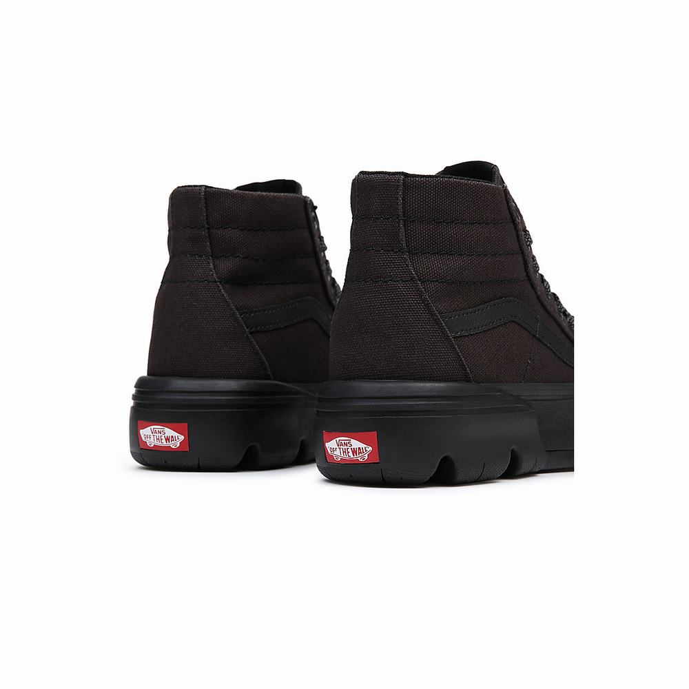 Tenis Botas Vans Sk8-Hi Tapered Modular Hombre Negras | CRA895216