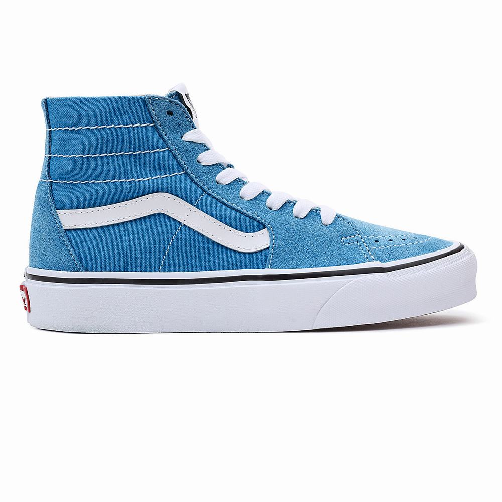 Tenis Botas Vans Sk8-Hi Tapered Mujer Azules | EHV518324